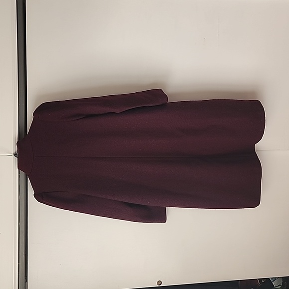 Beautiful maroon long vintage coat - Picture 2 of 7
